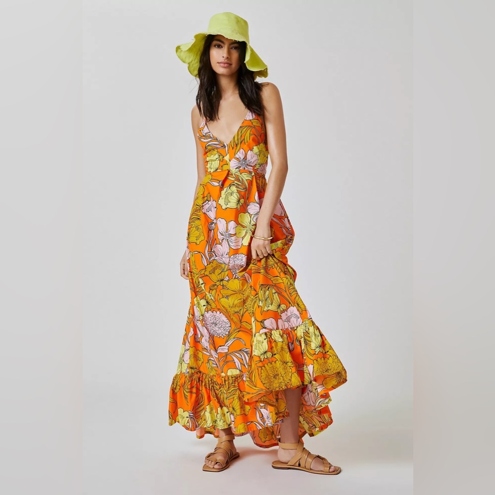 Anthropologie Plenty by Tracy Reese Floral Maxi Dress - Picture 3 of 16